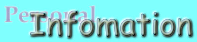 Personal Infomation